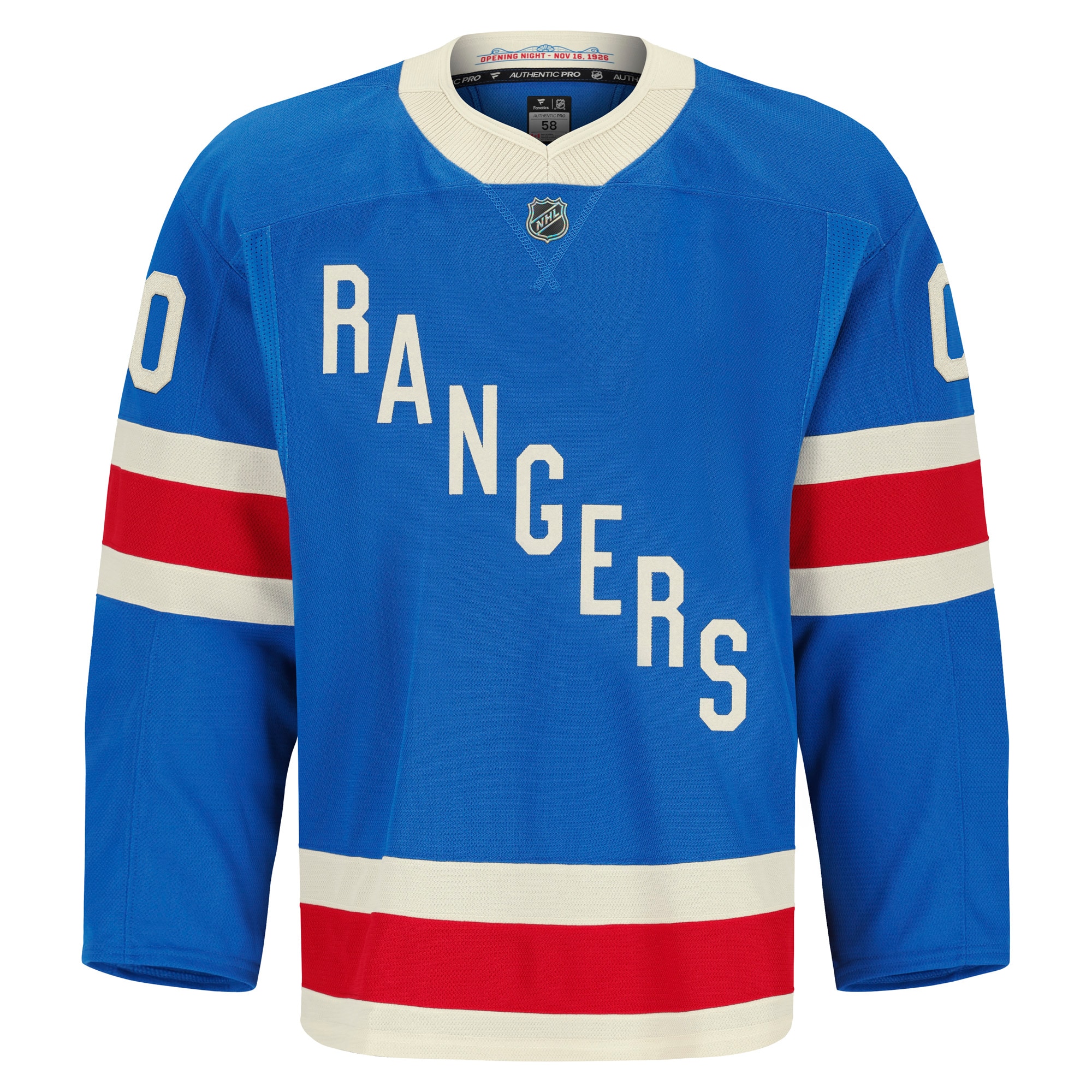 [LK] New York Rangers Centennial Authentic Pro Custom Jersey - Blue