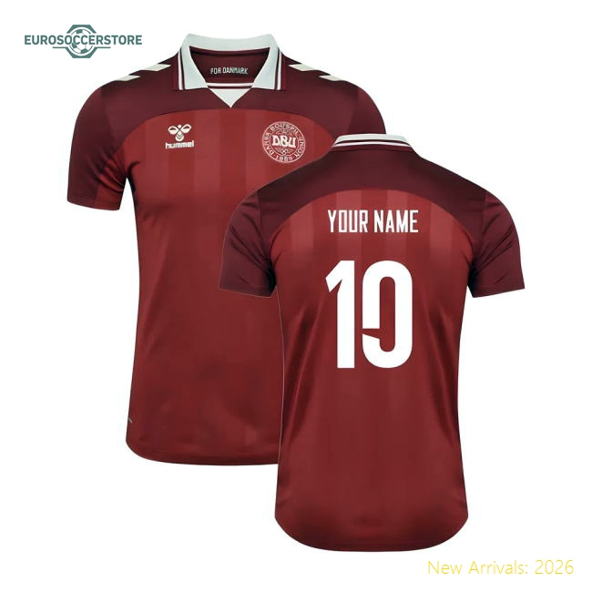 S Personalised Denmark Football Shirts Female 2025 Home Jersey Jersey