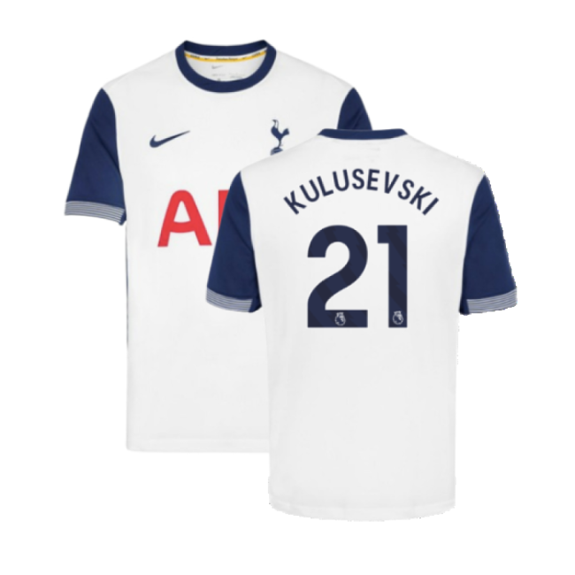 Luxury 2024-2025 Spurs Hotspur Home Shirt (kulusevski 21)