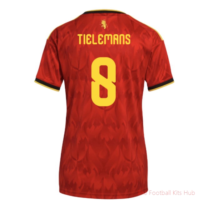 [LK] 2026/27 Belgium Home Shirt (Womens) (Tielemans 8)