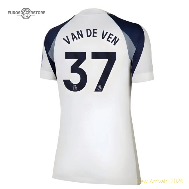 Tottenham Male 2025 Home Jersey Shirt Football Fan Match Day Supporter Collection