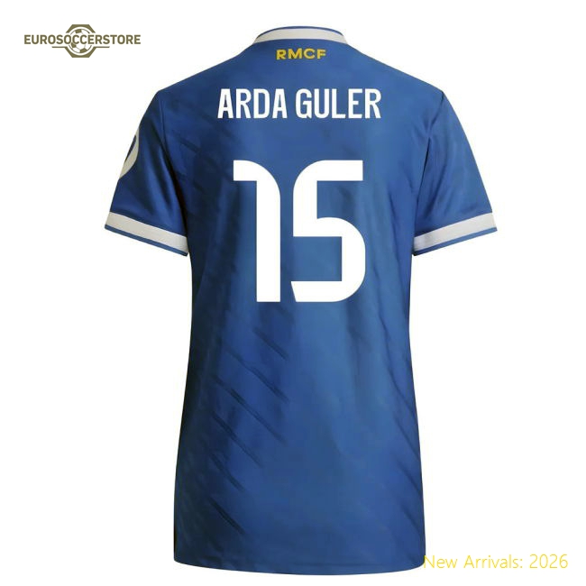 2025-2026 Football Team Womens Comfortable Jersey Arda Guler Dri-fit