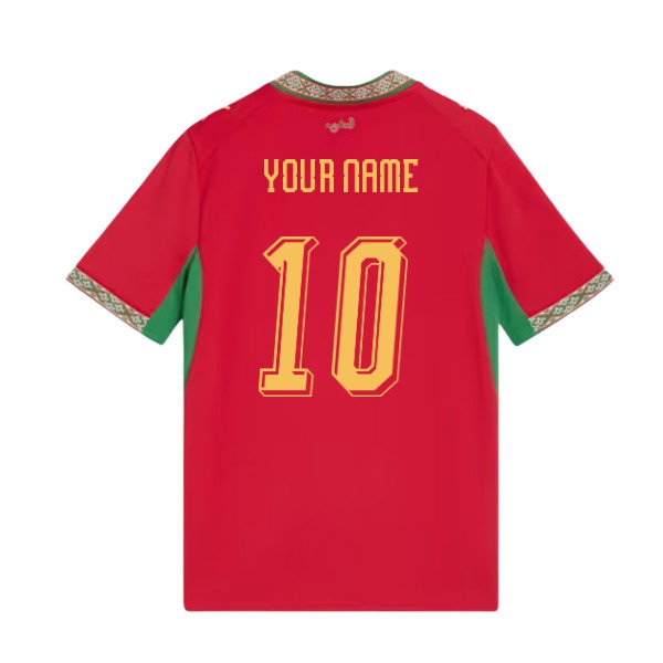 [JGK] 2026-2027 Morocco Home Shirt (Kids) (Your Name)