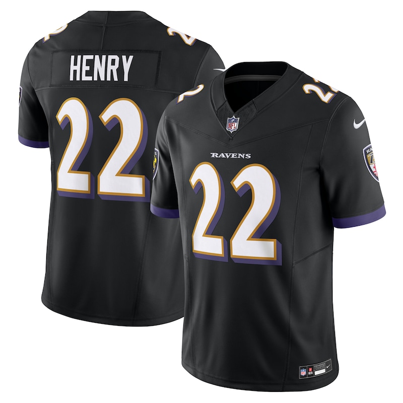 None Derrick Henry Baltimore Ravens NFL Team Game Jersey Football Appa