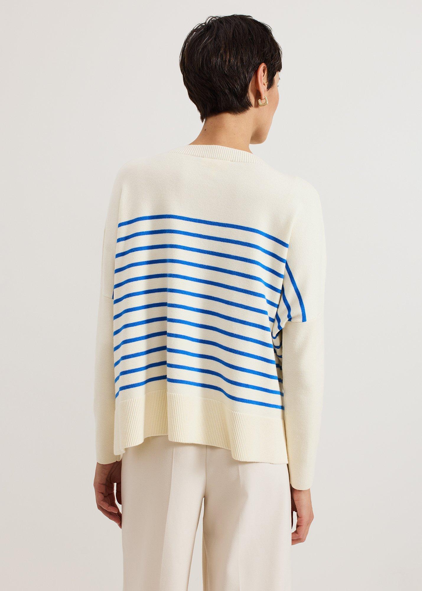 Sadie Stripe Boxy Jumper
