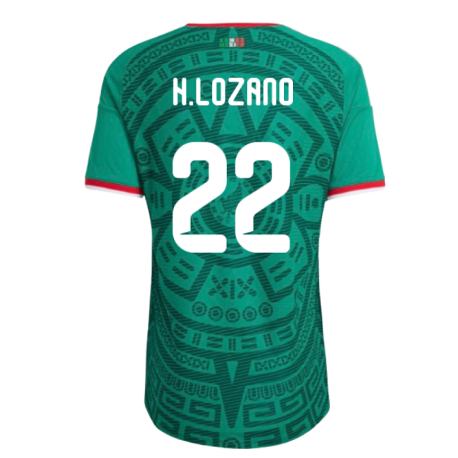 2026-2027 Mexico Authentic Home Shirt (H.Lozano 22)