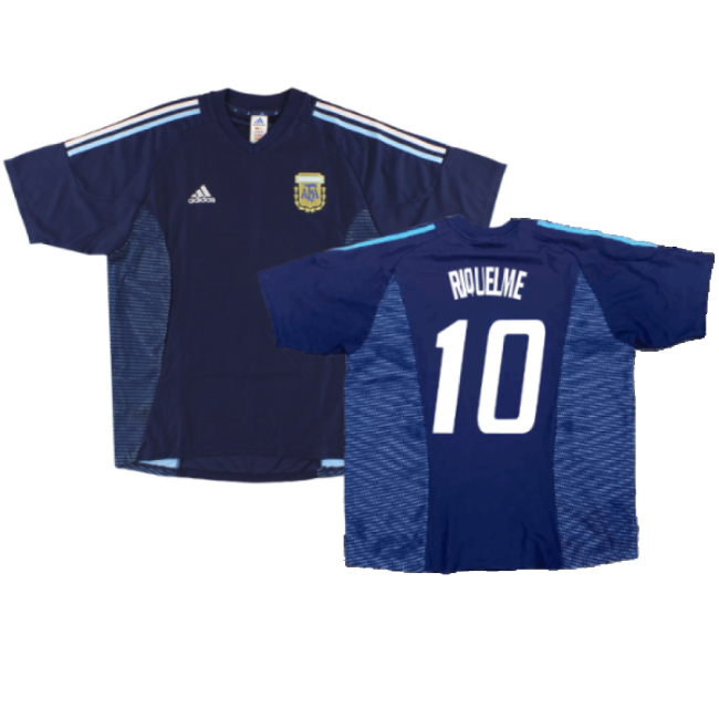 Cup Argentina 2002-04 Away Shirt ((Excellent) Xl) (Riquelme 10)