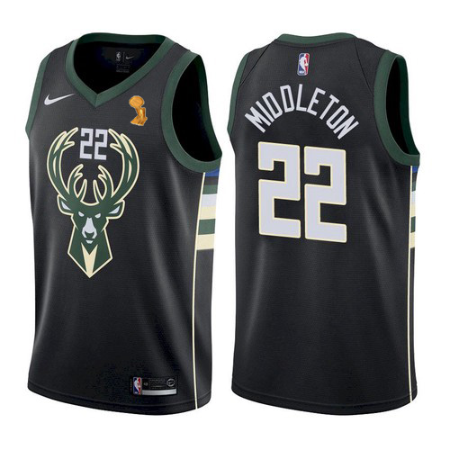 Nike Bucks Black Milwaukee Bucks #22 Jersey - Basketball Jersey