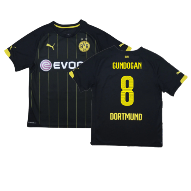 Popular Borussia Dortmund 2014-16 Away Shirt ((Excellent) S) (Gundogan