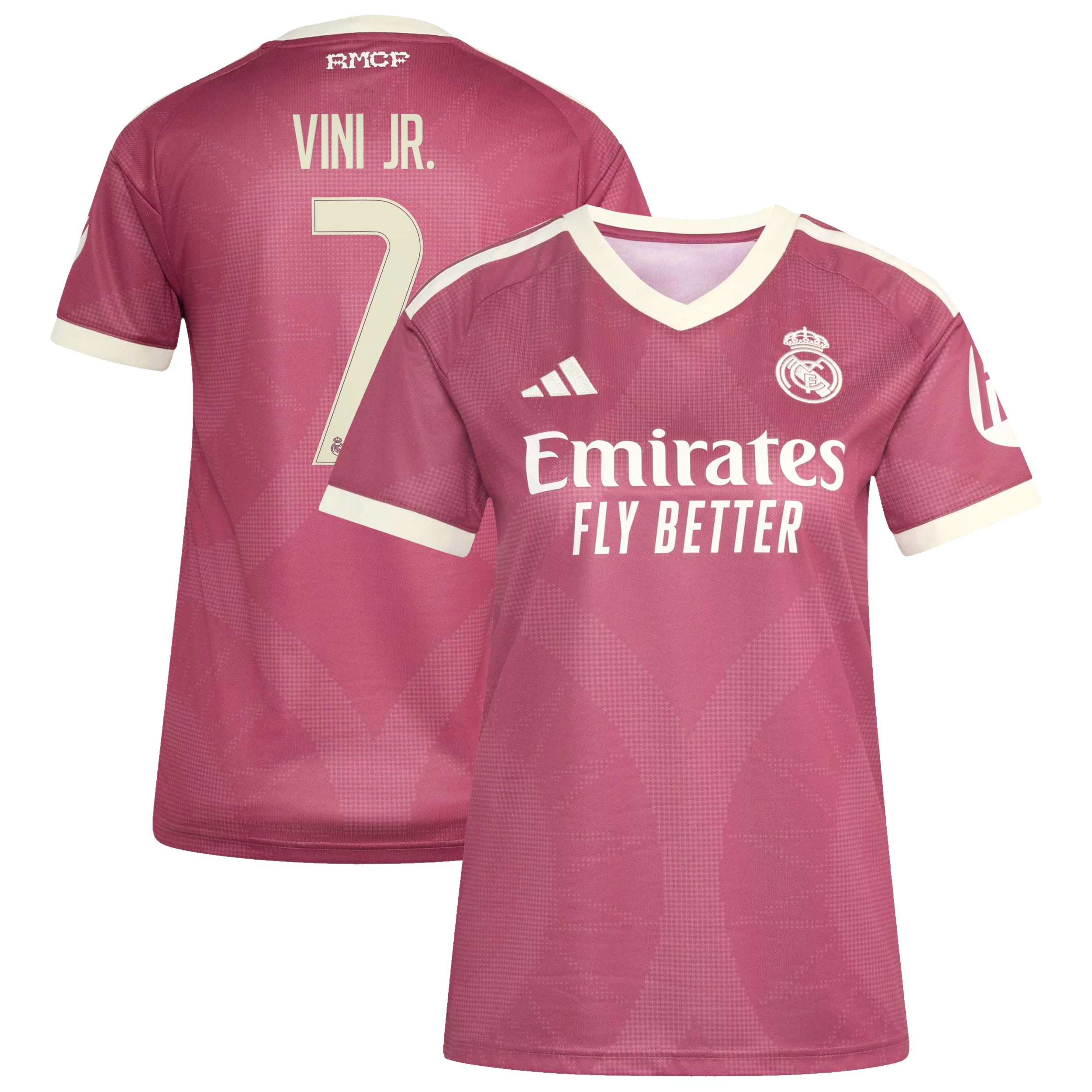 [JED] Vini Jr. Real Madrid Women's 2026/27 Third Replica Jersey - Pink