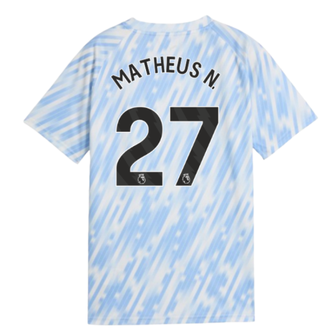 soccer jersey 2025-2026 Man City Warm Up Jersey (Silver Sky) - Kids...