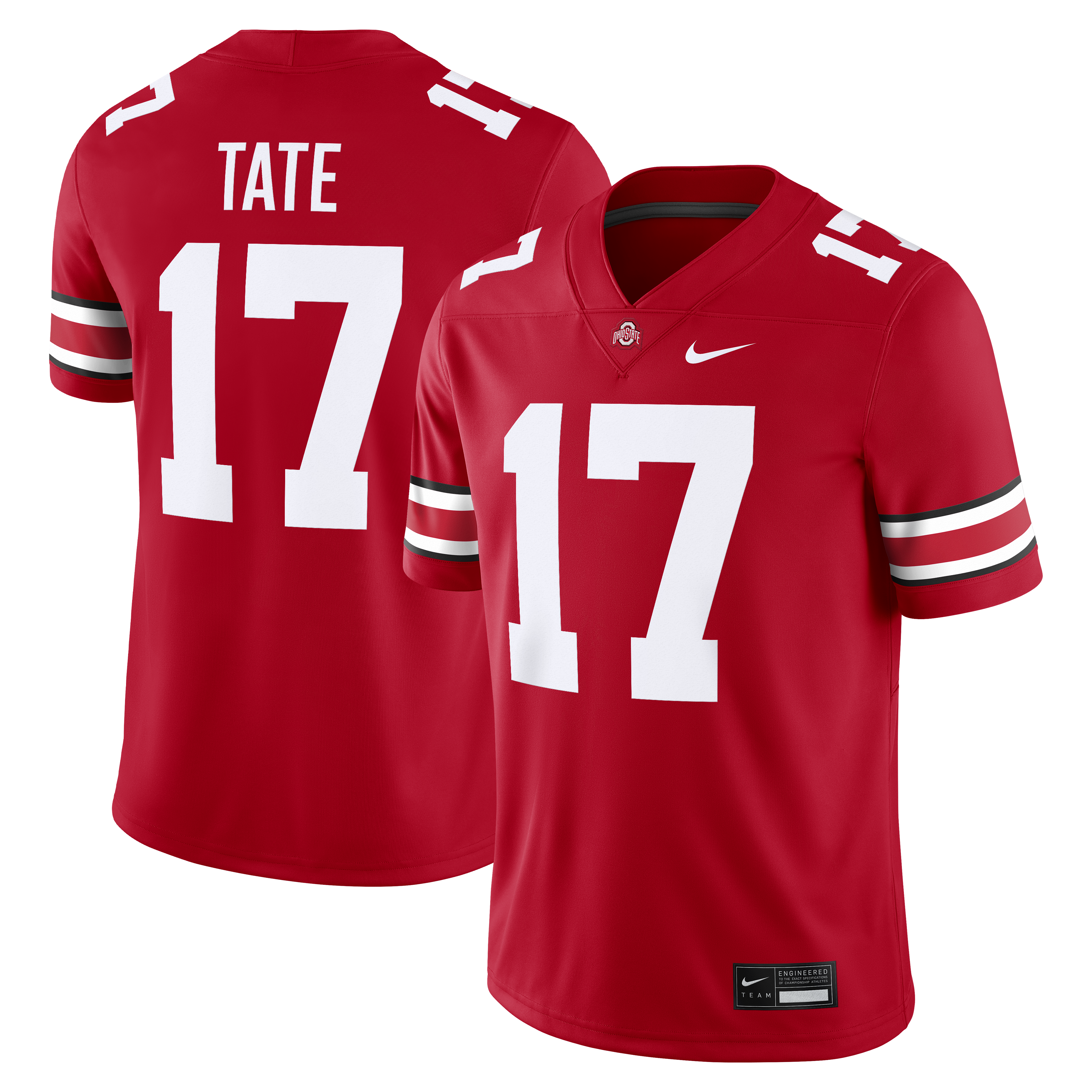 [DDG] Carnell Tate Ohio State Buckeyes Game Jersey - Scarlet