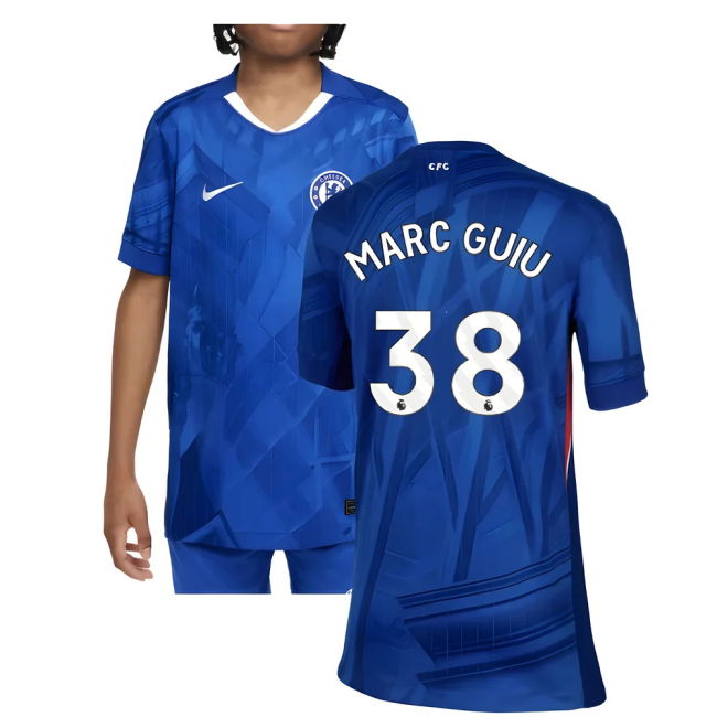 High Performance True Chelsea Chelsea Home Shirt Kids Marc Guiu #3...