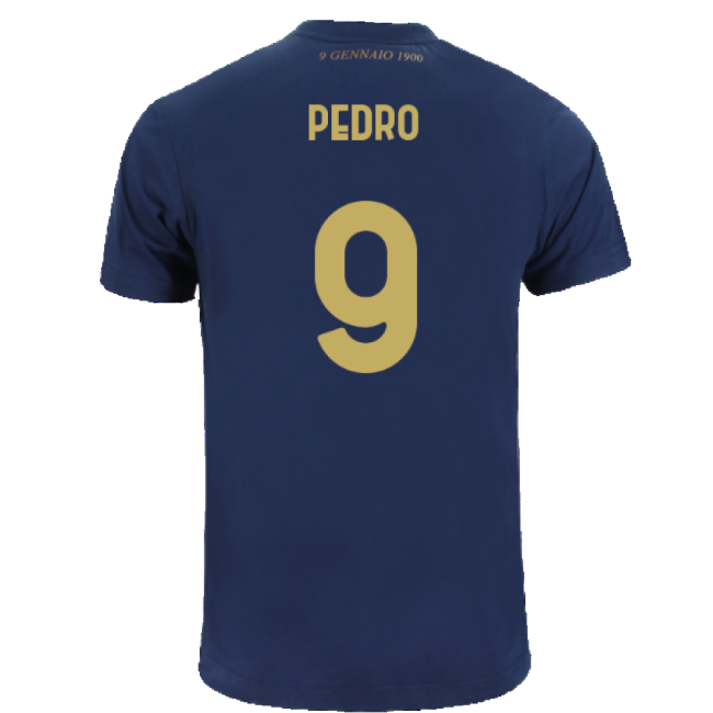Committed Lazio Th Anniversary Cotton Tee Navy Pedro #9 Durable Mat...