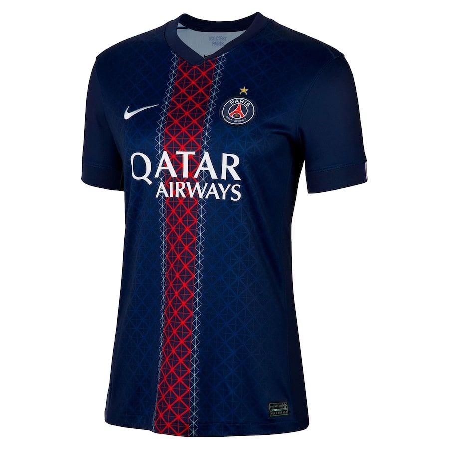 PSG Women's Edition's Home Soccer Team Shirt 2025-2026 Season 1 Star