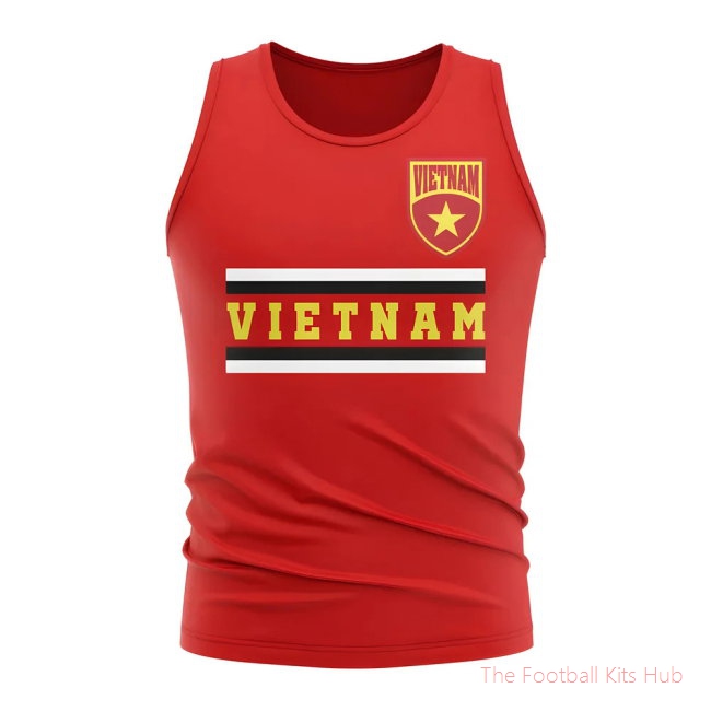Vietnam Core Football Country Sleeveless Tee (Red)