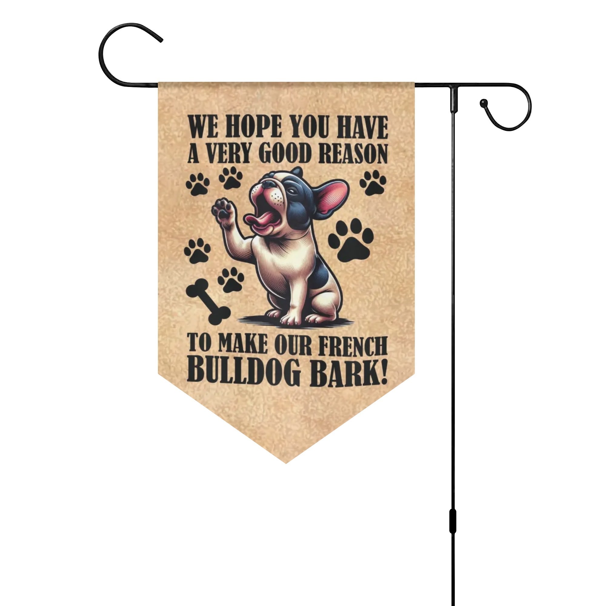 French Bulldog Ivy Garden Flag Banner Durable Dog Item
