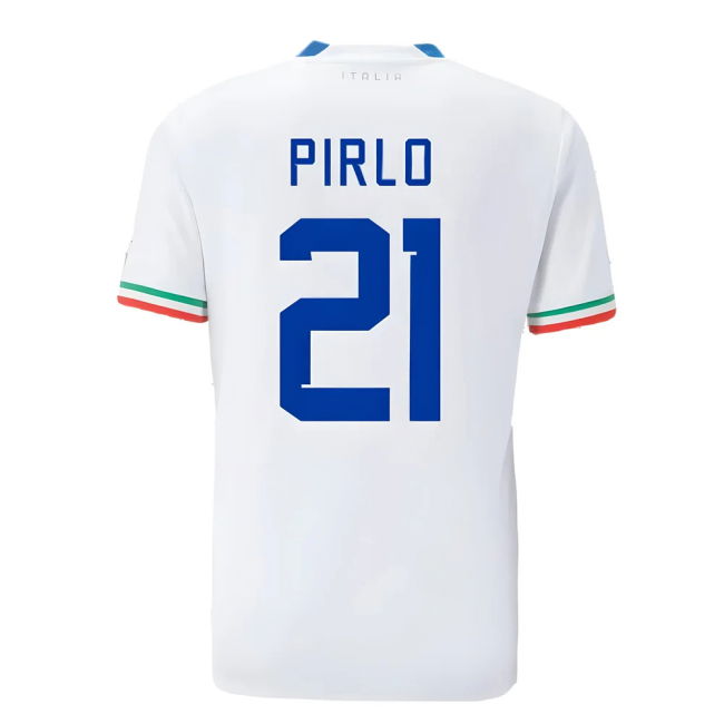 2022-2023 Italy Away Shirt (Pirlo 21) Quality Official Official