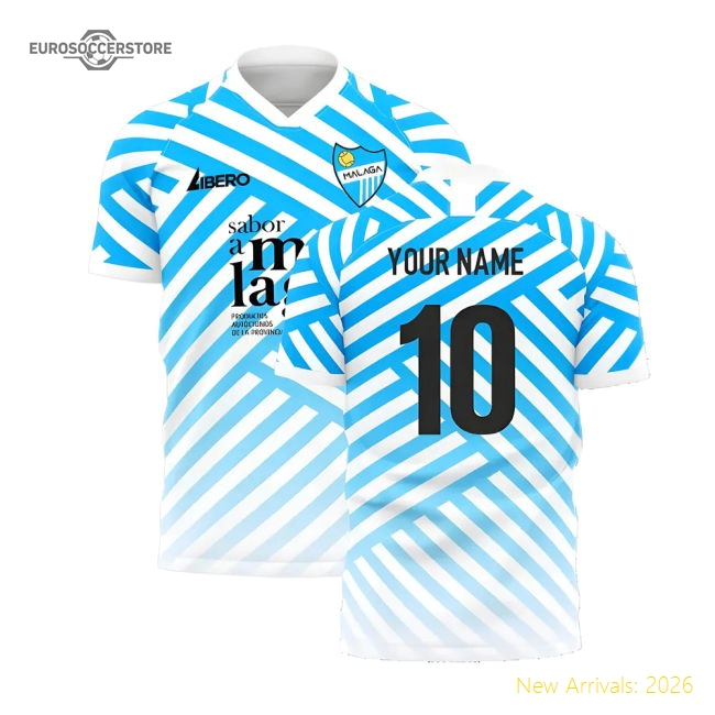 Top-Quality Malaga 2024-2025 Home Concept Football Kit (Libero) (Your