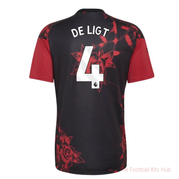 Manchester United 2026 2027 Home Pre Match Shirt (Red) (De Ligt 4)