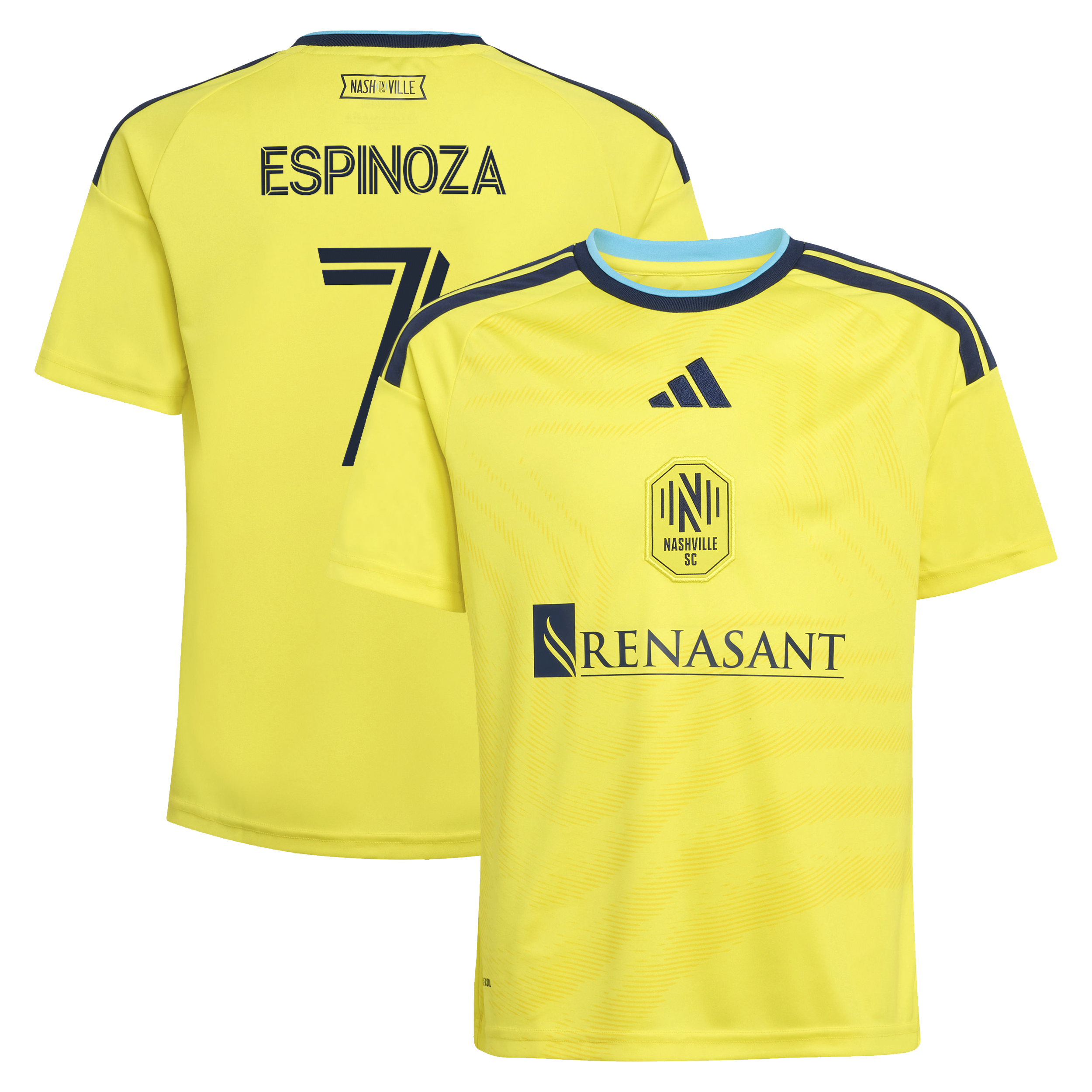 [JED] Cristian Espinoza Nashville SC 2026 The Reverb Kit Replica Jersey - Yellow
