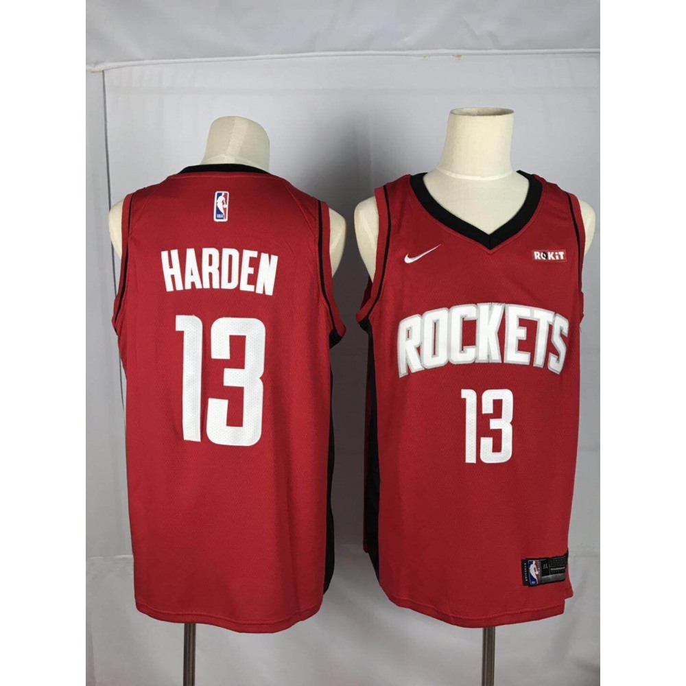 Official Houston Rockets James Harden13 Red Jersey - Game Day Essential