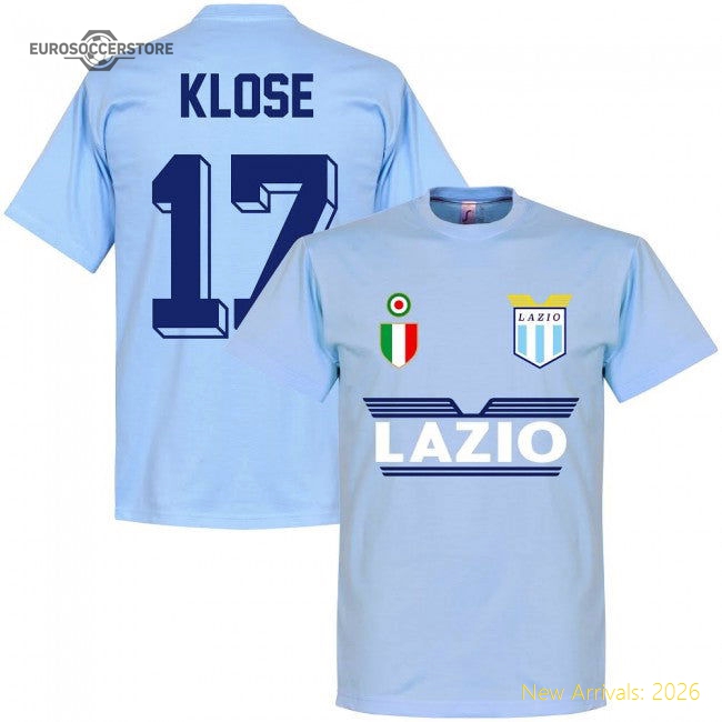 Biancocelesti Klose 17 Team Casual Tee - Sky - Premium Collection