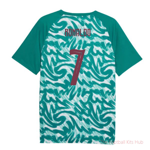 2026-2027 Portugal Warm Up Jersey (Green) (Ronaldo 7)