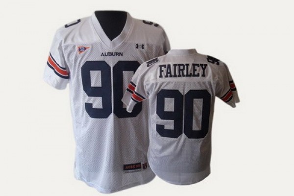 Team Leader #90 Nick Fairley White Budget-friendly Jersey
