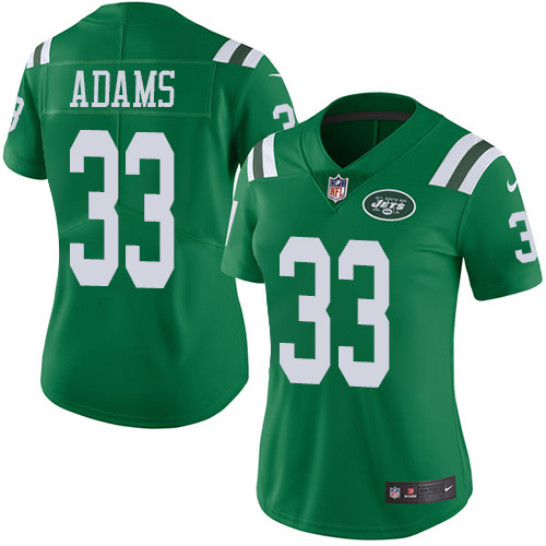 NFL Y J Jets Jamal Adams #33 Green Limited Game Jersey - Premium