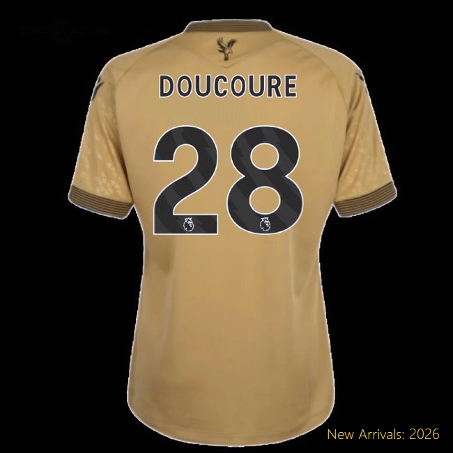 Elegant Football Team Womens Doucoure Jersey 2025-2026 Stretchy