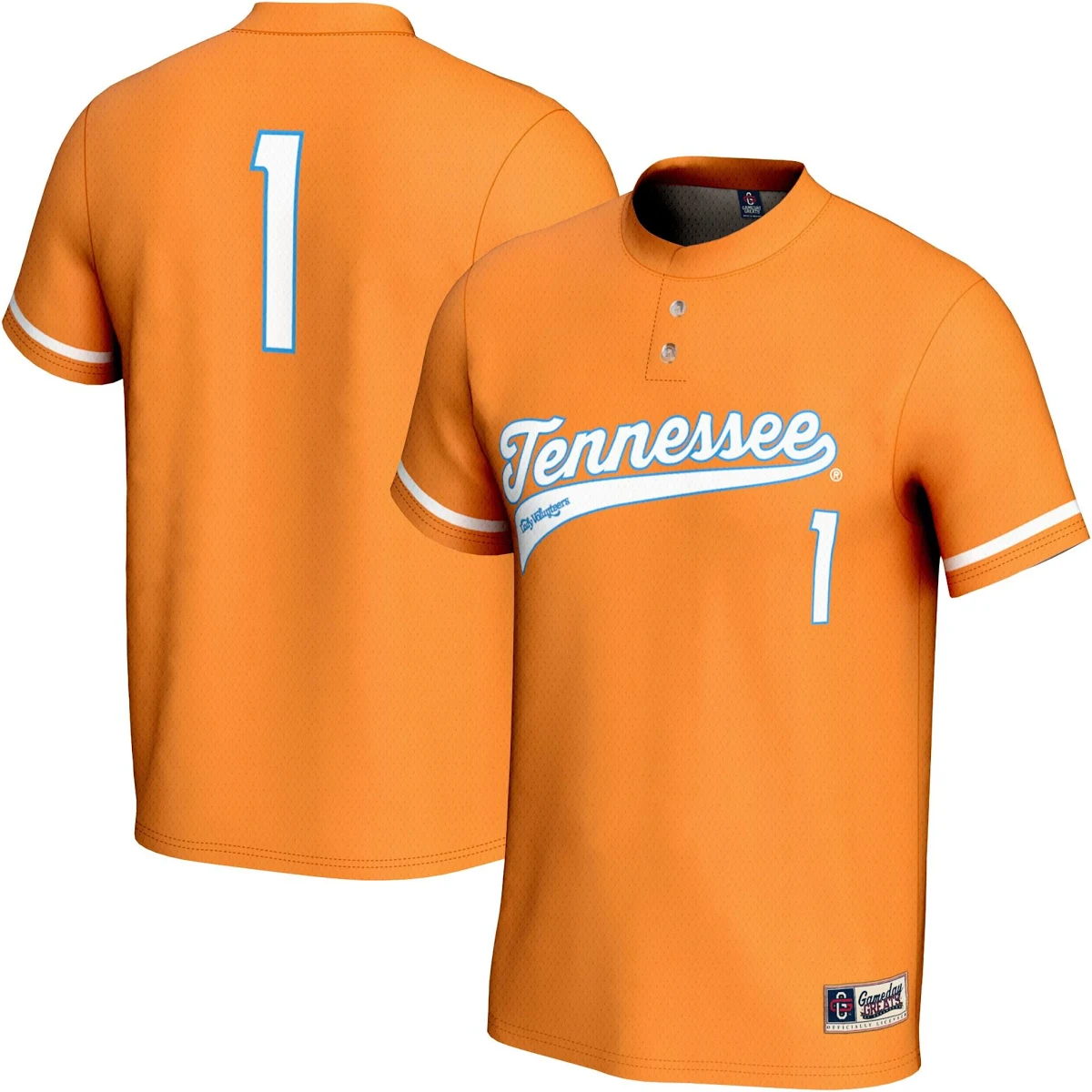 [NJP] Tennessee Volunteers GameDay Greats Youth Softball Fashion Jersey - Orange