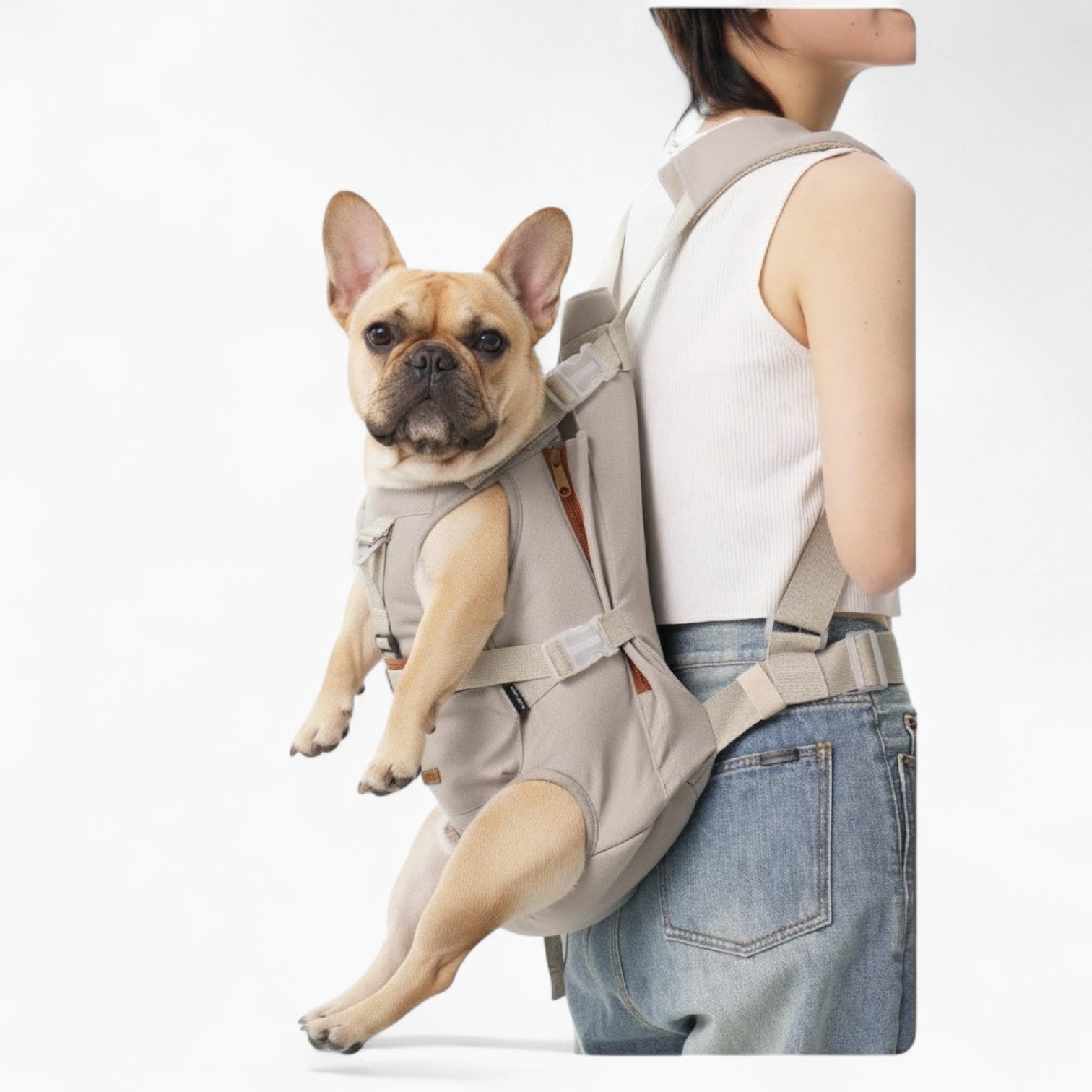 Carrier – Breathable Secure Outdoor Dog Carrier For French Bulldogs
