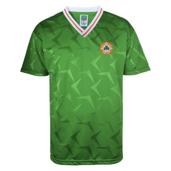 Euro Championship Offer 1990 Ireland Home Retro Shirt (Your Name)