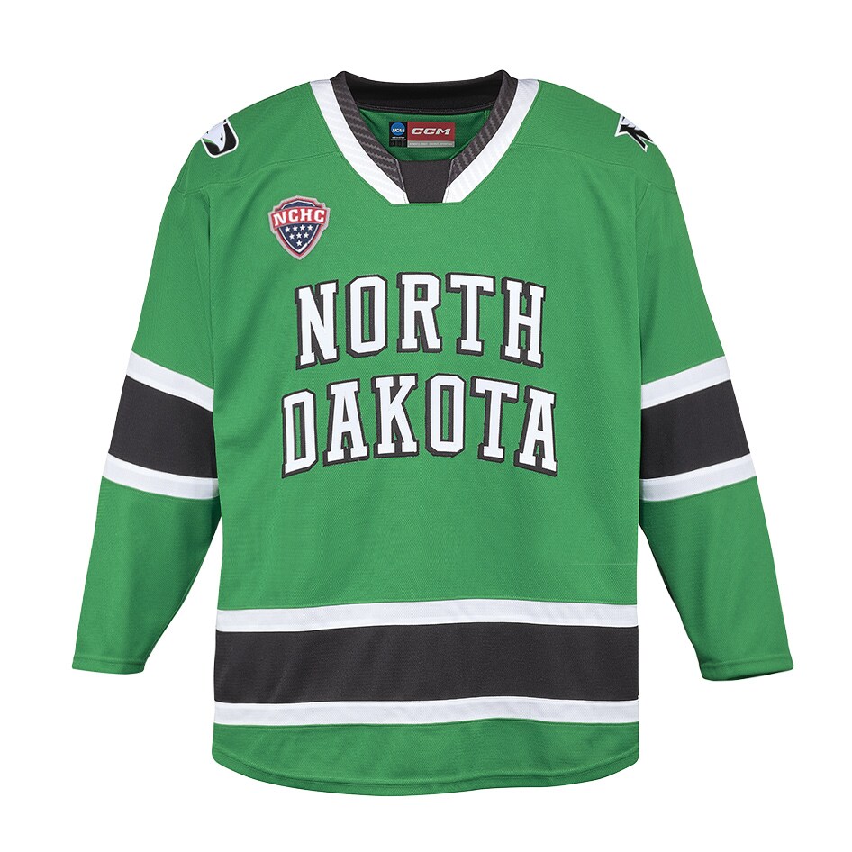 [DDG] North Dakota CCM Replica Hockey Jersey - Kelly Green