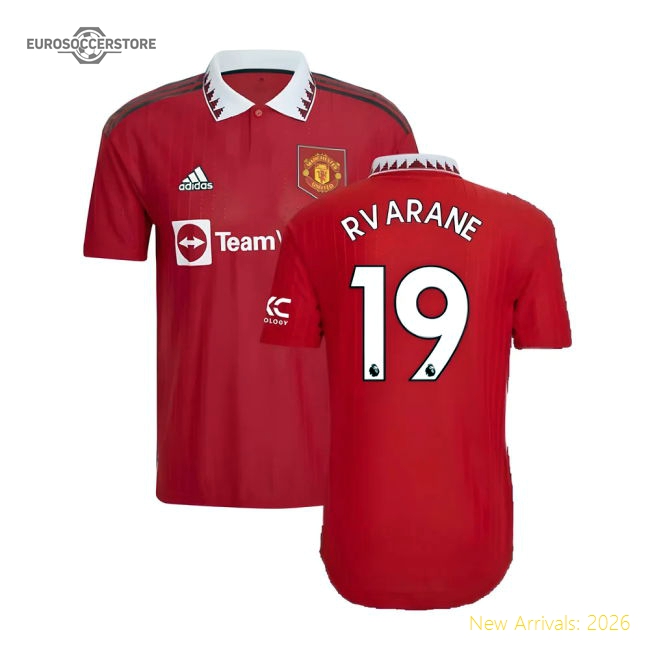 Premium 2022-2023 Man Utd Authentic Home Shirt (r Varane 19)