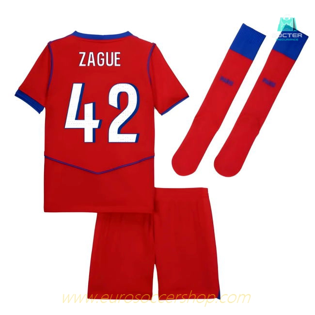 2025-2026 PSG Third Little Boys Mini Kit (Zague 42)