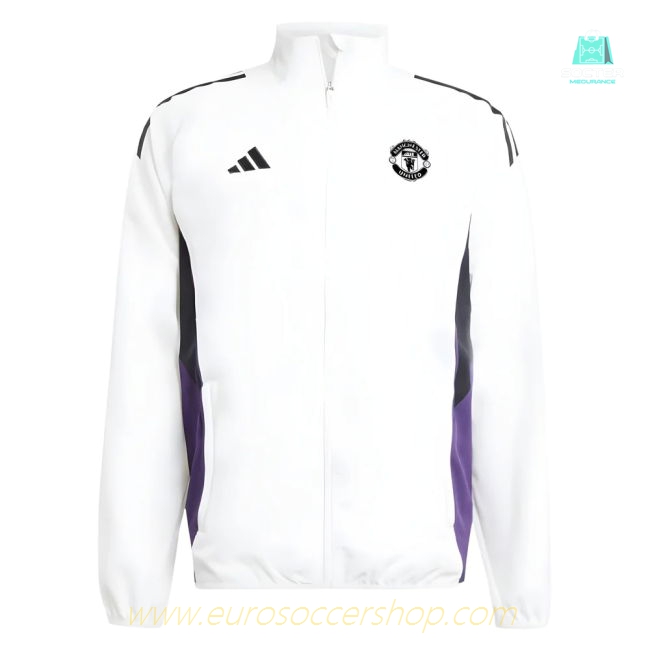 2025-2026 Man Utd Presentation Jacket (White)