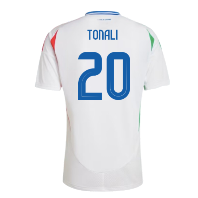 2024-2025 Italy Away Shirt (Tonali 20) Netherlands Euro