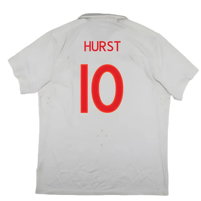 HURST 10 Match Replica England Home Fan Shirt (Adults)