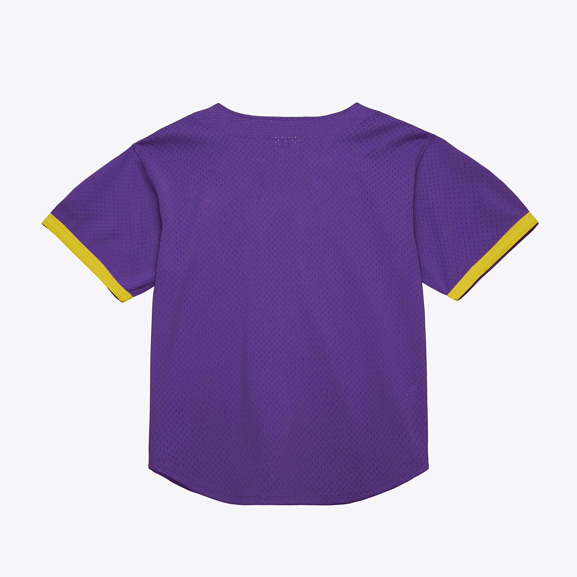[NJP] LSU Tigers Mesh Button-Up Batting Practice Baseball Jersey - Purple