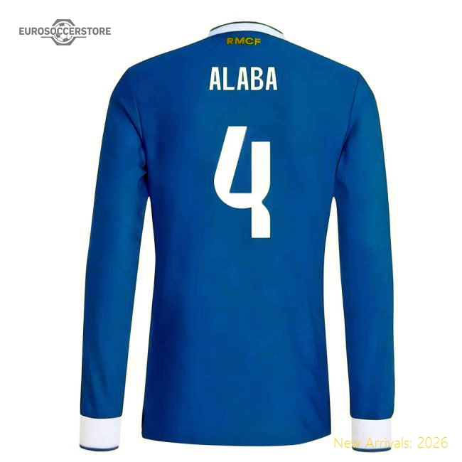 Real Madrid La Liga Alaba Third Official Jersey Adidas Climacool