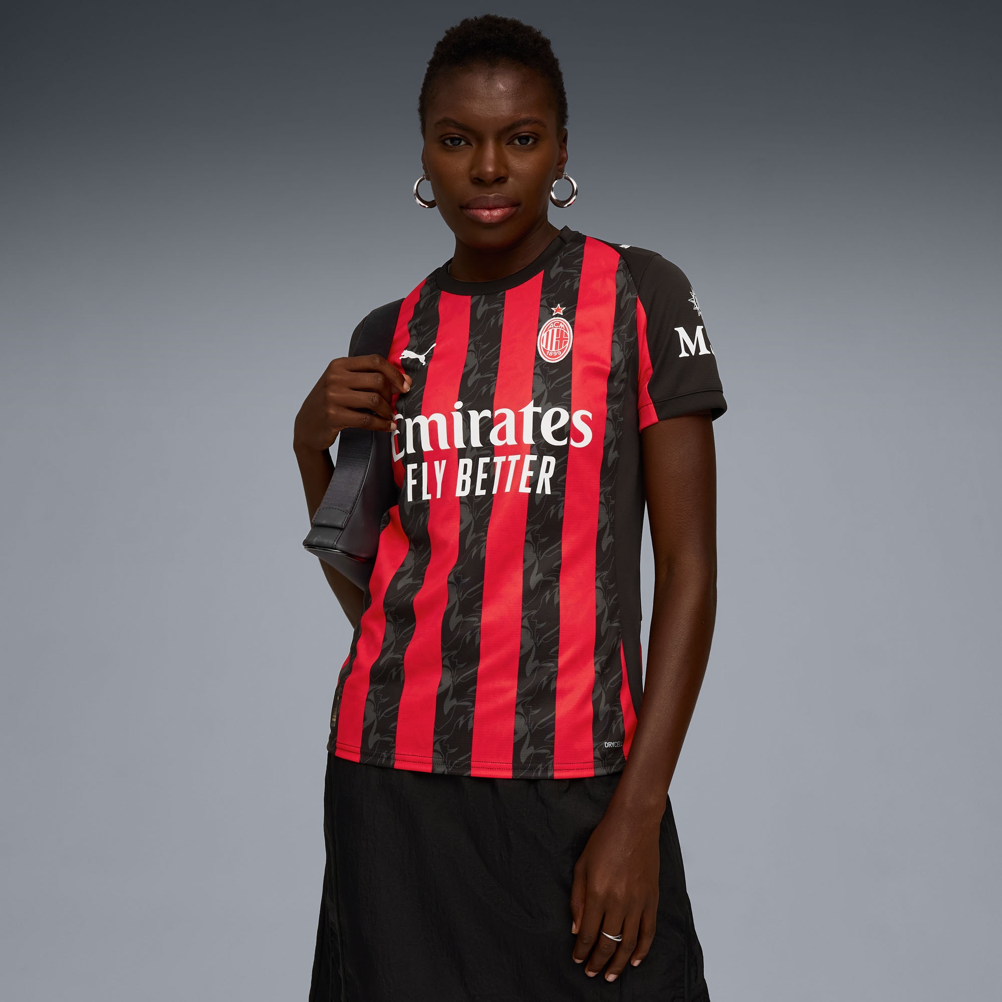 [SJH] Youth AC Milan Women's 2025/26 Home Replica Jersey - Red