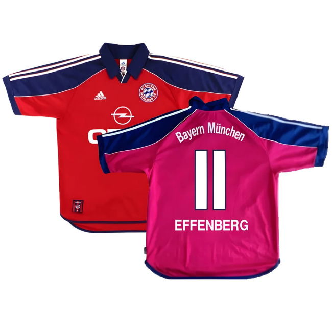 1999-01 Bayern Munich Home Elegant Shirt ((Excellent) (Excellent)