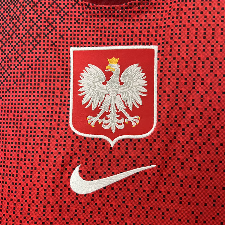 High Performance Poland UEFA Euro 2024 Away Soccer Jersey Football