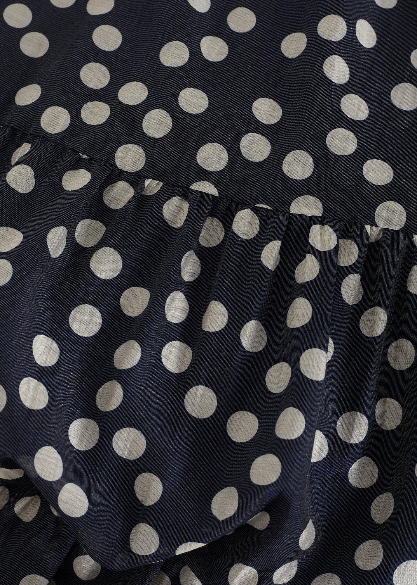 Nita Navy Spot Maxi