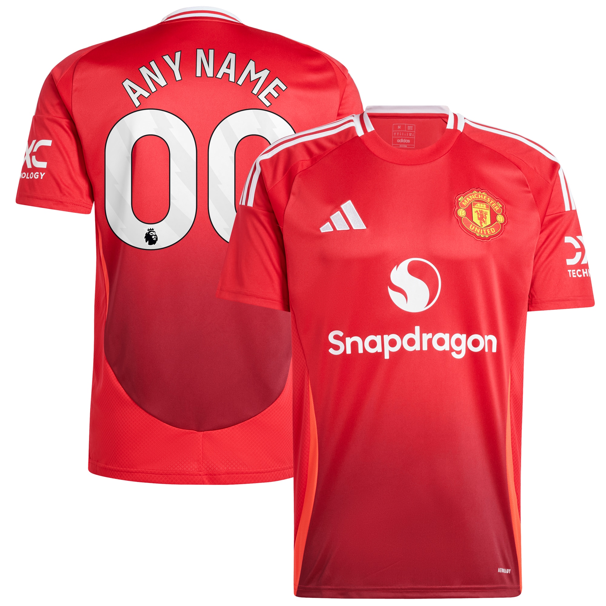 [SJH] Manchester United 2024/25 Home Replica Custom Jersey - Red