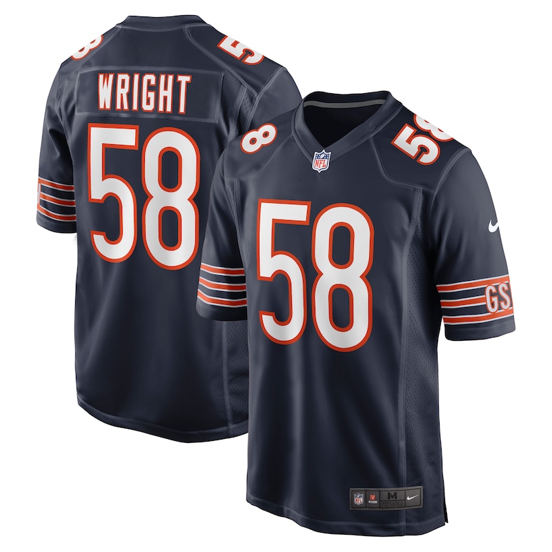 None Darnell Wright Chicago Bears Powerhouse Team Game-Day Essential