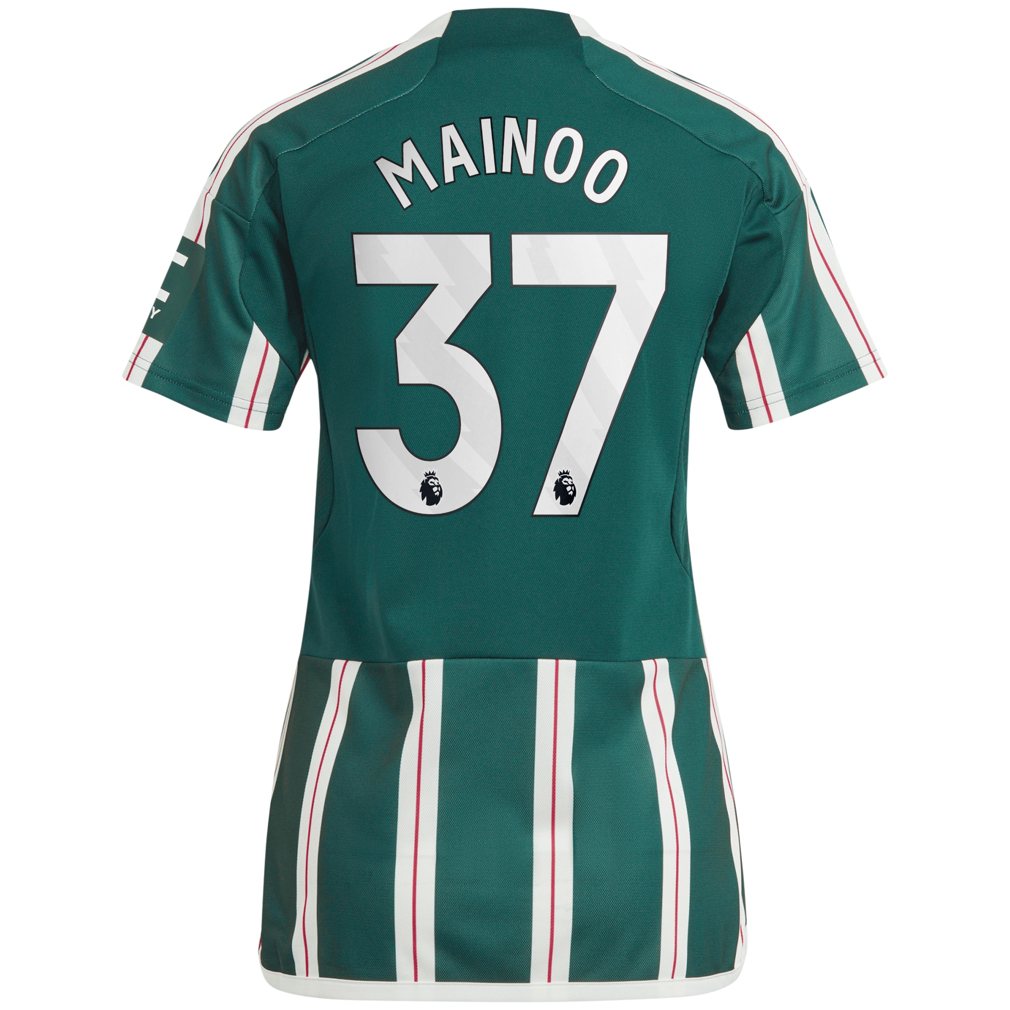 [SJH] Kobbie Mainoo Manchester United Women's 2023/24 Away Replica Player Jersey - Green