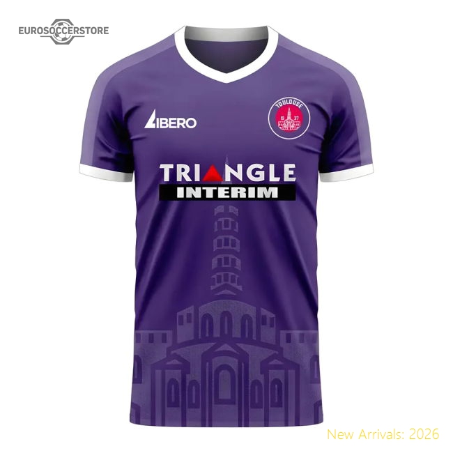 Top-Quality Toulouse 2025-2026 Home Concept Football Kit (Libero)